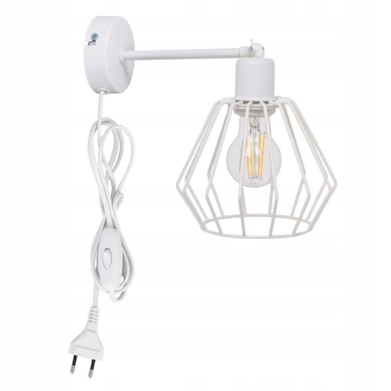 LAMPA ŚCIENNA NOCNA KINKIET Z PRZEŁĄCZNIKIEM LOFT