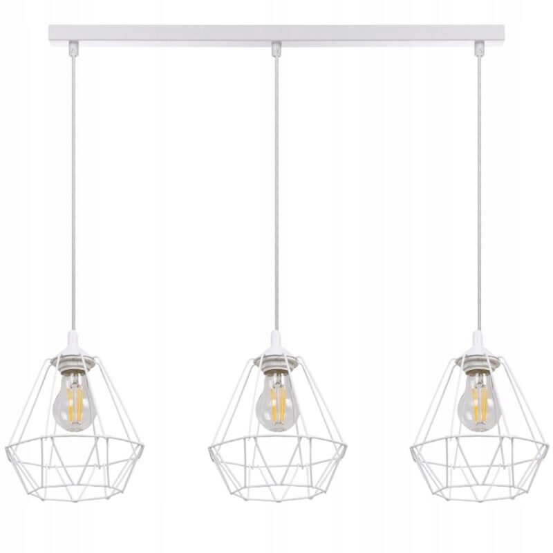 WISZĄCA NOWOCZESNA LAMPA SUFITOWA DIAMENT LOFT LED E27