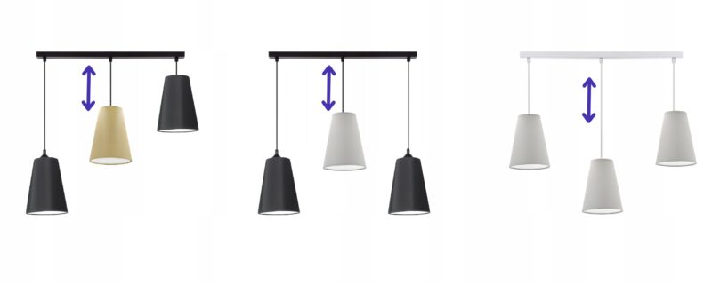 e294356e5da167d95bb35924aee0ad11.jpg LISTWA LAMPA WISZĄCA SUFITOWA ABAŻUR STOŻEK KOLORY E27
