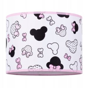 ABAŻUR WALEC DO LAMPY DZIECIĘCEJ MYSZKA MINNIE 20CM / 30CM