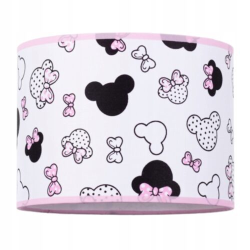 f05f617f92081f90c6dea113d20b41d3.jpg ABAŻUR WALEC DO LAMPY DZIECIĘCEJ MYSZKA MINNIE 20CM / 30CM