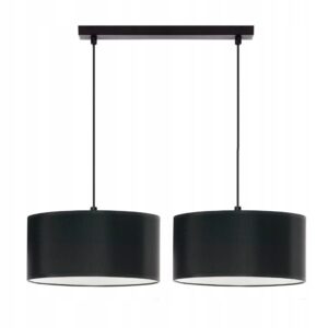 NOWOCZESNA WISZĄCA LAMPA ŻYRANDOL WALEC ABAŻUR LED 30 cm