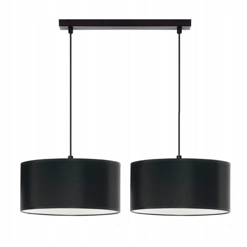 NOWOCZESNA WISZĄCA LAMPA ŻYRANDOL WALEC ABAŻUR LED 30 cm