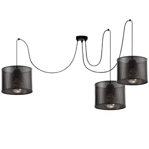 lampa-wiszaca-sufitowa-plafon-e27-led (1) AŻUROWA LAMPA SUFITOWA SPIDER ABAŻUR Z DZIURKAMI 3-pkt / 5-pkt / 20cm / 30 cm