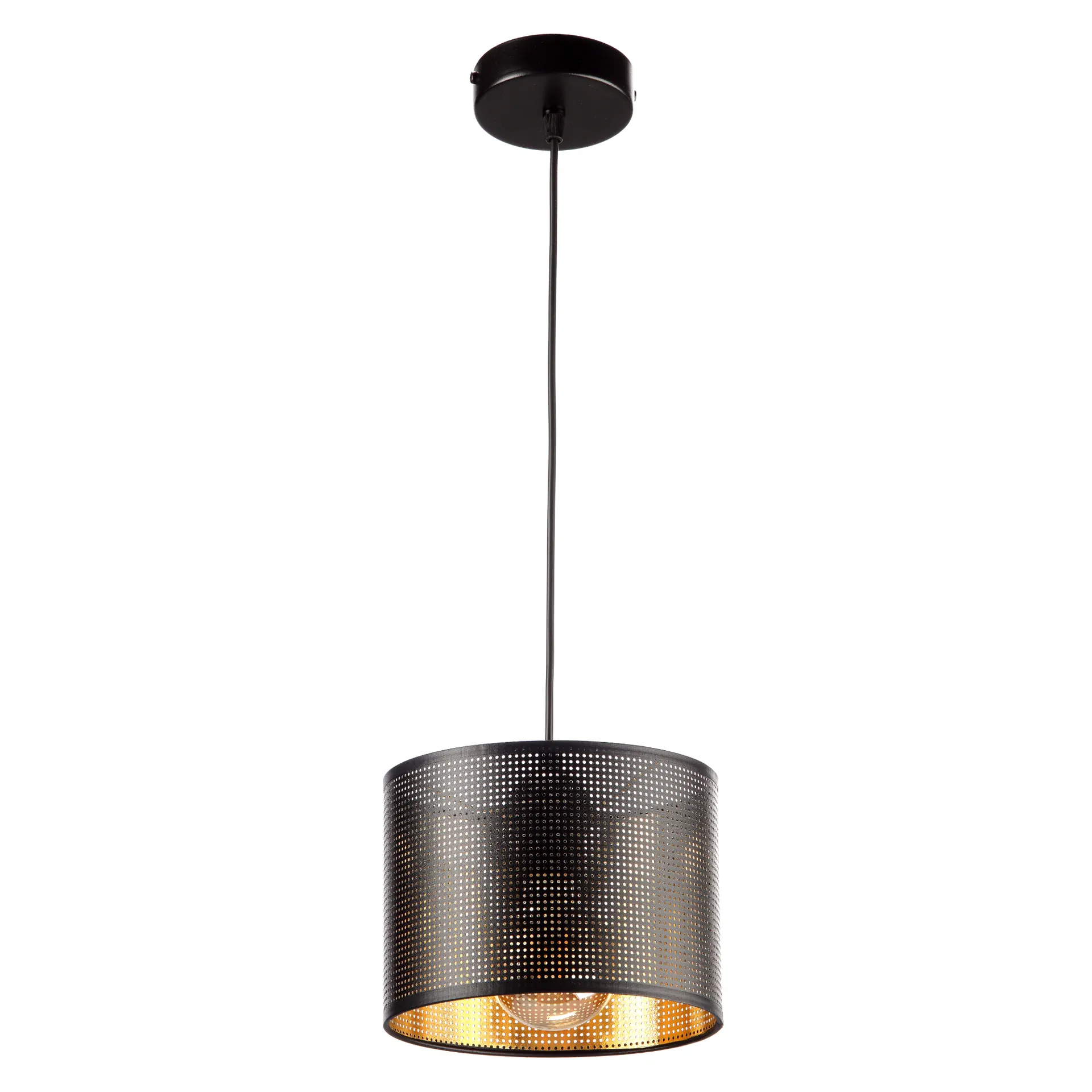 LAMPA SUFITOWA WISZĄCA ABAŻUR Z DZIURKAMI