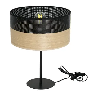 LAMPKA NOCNA STOŁOWA Z ABAŻUREM DZIURKI GABINETOWA E27 XL DUŻA