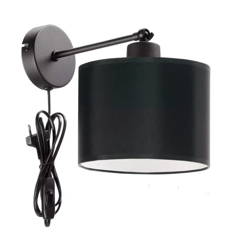 KLASYCZNA LAMPKA ŚCIENNA KINKIET WALEC E27 LED