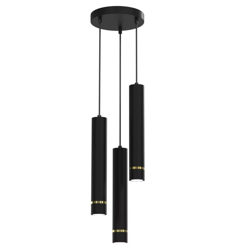 LAMPA WISZĄCA SUFITOWA TUBA ZWIS METAL GU10 LED SOPEL 1-pkt 2-pkt 3-pkt WARIANTY