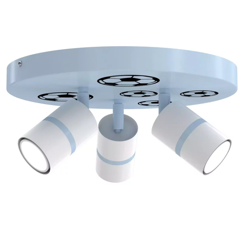LAMPA ŚCIENNA ŻYRANDOL PLAFON PIŁKA NOŻNA LED BOY CHŁOPAK SPOT LED KOLORY