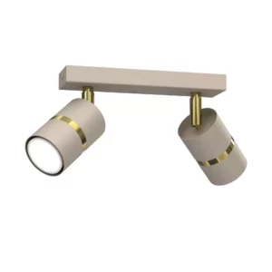 056_003 LAMPA SUFITOWA REFLEKTOR PLAFON GU10 BEŻ KASZMIR WARIANTY