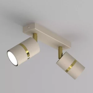 056_003_2 LAMPA SUFITOWA REFLEKTOR PLAFON GU10 BEŻ KASZMIR WARIANTY