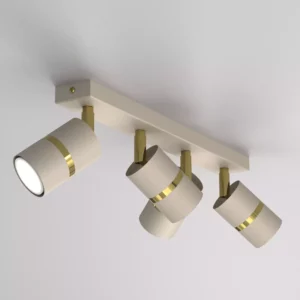 056_006_2 LAMPA SUFITOWA REFLEKTOR PLAFON GU10 BEŻ KASZMIR WARIANTY