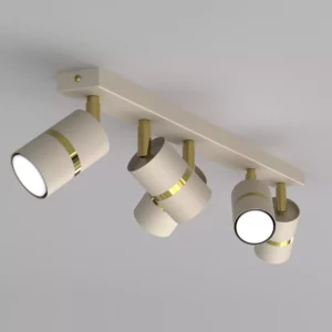 056_007_2 LAMPA SUFITOWA REFLEKTOR PLAFON GU10 BEŻ KASZMIR WARIANTY