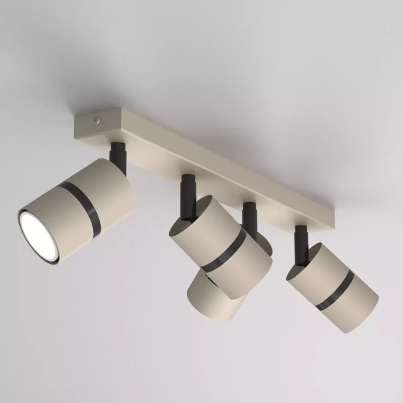 056_017_2 LAMPA SUFITOWA REFLEKTOR PLAFON GU10 BEŻ KASZMIR WARIANTY