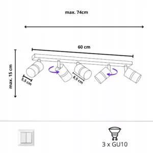 09afe07b9858e548078f76594de5a0ac.webp LAMPA SUFITOWA REFLEKTOR PLAFON GU10 BEŻ KASZMIR WARIANTY