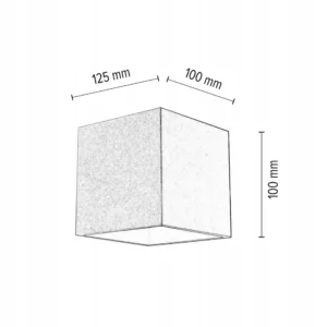 107c8ad81b4298cf4af57afdce39d6e1.webp LAMPA KINKIET ŚCIENNY LED KWADRAT G9 LOFT BIAŁY