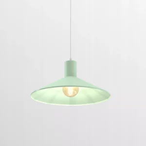LAMPA WISZĄCA SUFITOWA ZWIS METAL LED NOWOCZESNA E27 RÓŻOWA / ZIELONA / NIEBIESKA