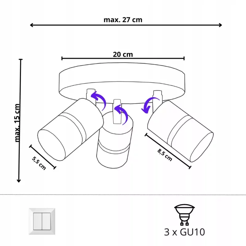 LAMPA SUFITOWA BEŻOWA KASZMIROWA NA KOLE WARIANTY