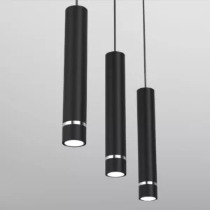 LAMPA SUFITOWA WISZĄCA SOPEL TUBA NAD STÓŁ LOFT BIAŁY CZARNY WARIANTY 3-PKT 4-PKT