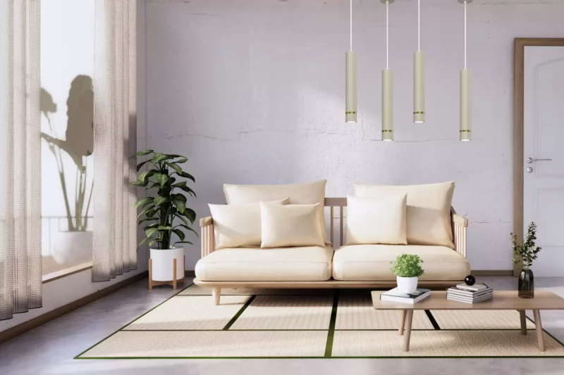 LAMPA SUFITOWA BEŻOWA KASZMIROWA NA KOLE WARIANTY