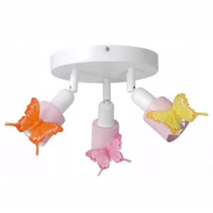 PLAFON LAMPA SUFITOWA ŻYRANDOL DLA DZIEWCZYNKI LED NA KOLE / LISTWA / KINKIET