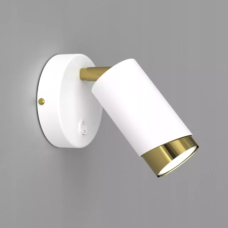 PLAFON KINKIET RUCHOMY LAMPA ŚCIENNA SPOT GU10 LED BEŻ BIAŁY WARANTY