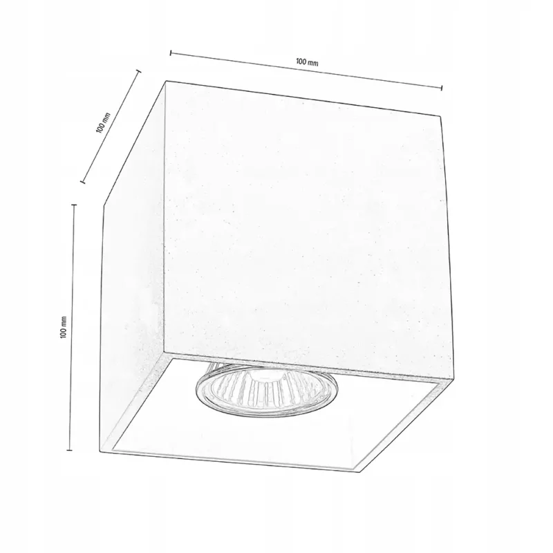 4fc38e10d13590442bfd26a33a2da891.webp LAMPA SUFITOWA PLAFON LED KWADRAT GU10 LOFT SREBRNA