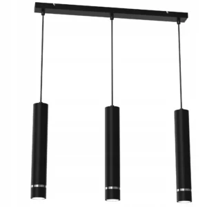 LAMPA SUFITOWA WISZĄCA SOPEL TUBA NAD STÓŁ LOFT BIAŁY CZARNY WARIANTY 3-PKT 4-PKT
