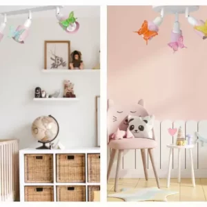 PLAFON LAMPA SUFITOWA ŻYRANDOL DLA DZIEWCZYNKI LED NA KOLE / LISTWA / KINKIET