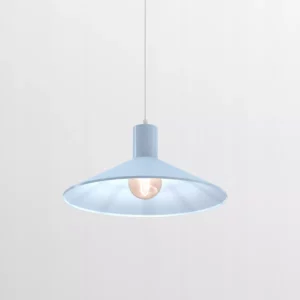 LAMPA WISZĄCA SUFITOWA ZWIS METAL LED NOWOCZESNA E27 RÓŻOWA / ZIELONA / NIEBIESKA