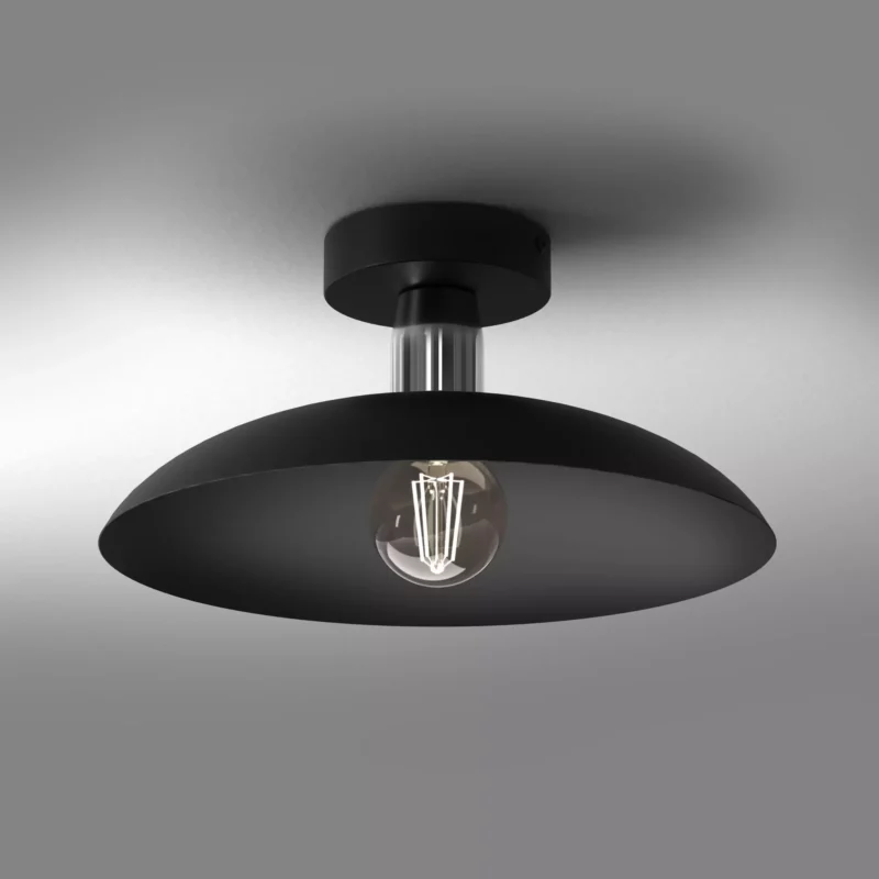 PLAFON LAMPA SUFITOWA ŻYRANDOL LOFT LED BEŻ GOLD E27 DUŻY KLOSZ KOLORY