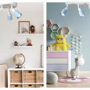 LAMPA DZIECIĘCA ŻYRANDOL PLAFON DLA CHŁOPAKA PL NA KOLE / LISTWA / KINKIET
