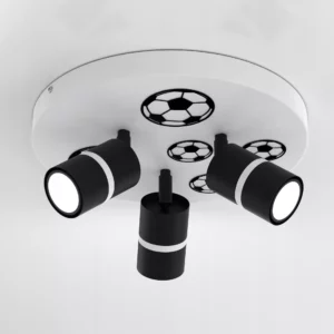 LAMPA ŚCIENNA ŻYRANDOL PLAFON PIŁKA NOŻNA LED BOY CHŁOPAK SPOT LED KOLORY