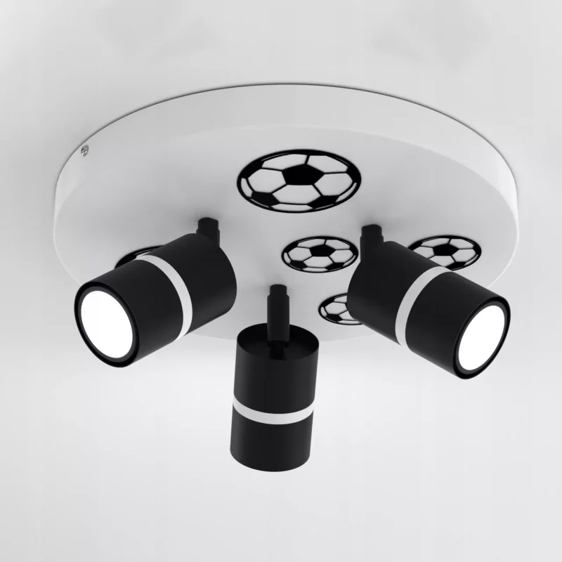 LAMPA ŚCIENNA ŻYRANDOL PLAFON PIŁKA NOŻNA LED BOY CHŁOPAK SPOT LED KOLORY