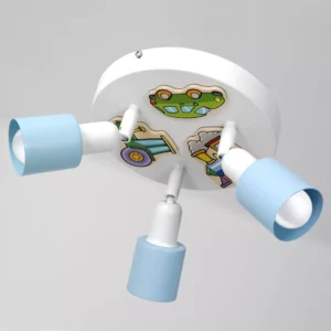 LAMPA DZIECIĘCA ŻYRANDOL PLAFON DLA CHŁOPAKA PL NA KOLE / LISTWA / KINKIET