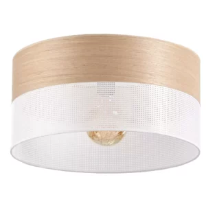 ABAŻUR KLOSZ WALEC DO LAMPY WISZĄCEJ LOFTOWY DZIURKI 20CM / 30CM / 40CM / BIAŁY / CZARNY