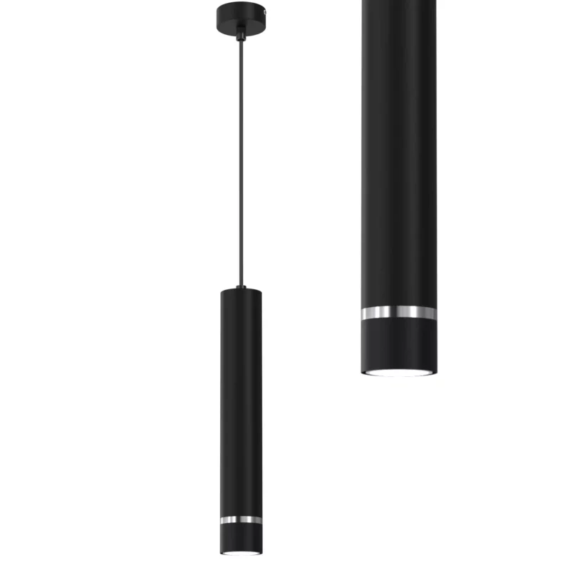 LAMPA WISZĄCA SUFITOWA TUBA ZWIS METAL GU10 LED SOPEL 1-pkt 2-pkt 3-pkt WARIANTY