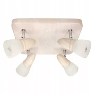LAMPA SUFTIOWA SPOTLIGHT DREWNIANY PLAFON JULIETTA