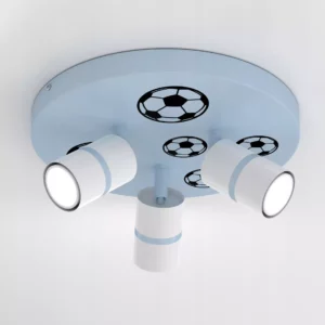 LAMPA ŚCIENNA ŻYRANDOL PLAFON PIŁKA NOŻNA LED BOY CHŁOPAK SPOT LED KOLORY