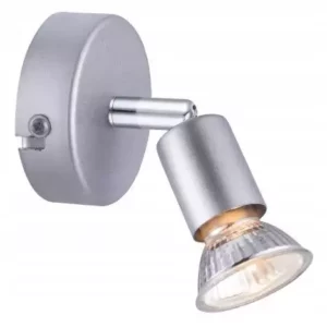 LAMPKA SPOT LIGHT KINKIET REFLEKTOR GU10 SREBRO