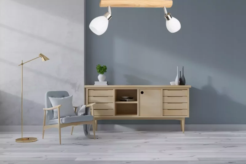 LAMPA SUFITOWA G9 PLAFON DĄB SPOT LISTWA REGULOWANA DĄB - GRATIS