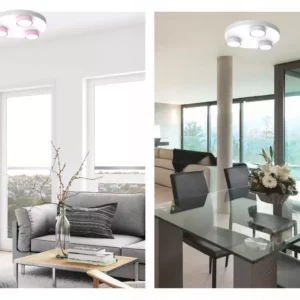 LAMPA PLAFONOWA SUFITOWA LED KOŁO GX53 ŻYRANDOL WARIANTY LISTWA KOŁO 2-PKT 3-PKT 4-PKT KOLORY