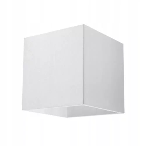 LAMPA KINKIET ŚCIENNY LED KWADRAT G9 LOFT BIAŁY