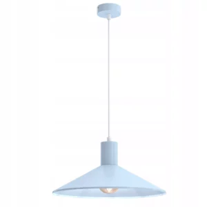 LAMPA WISZĄCA SUFITOWA ZWIS METAL LED NOWOCZESNA E27 RÓŻOWA / ZIELONA / NIEBIESKA