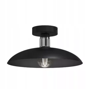 PLAFON LAMPA SUFITOWA ŻYRANDOL LOFT LED BEŻ GOLD E27 DUŻY KLOSZ KOLORY