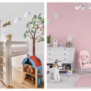 DZIECIĘCA LAMPA PLAFON SUFITOWA ŻYRANDOL LED GU10 1-PKT 3-PKT NIEBIESKA / RÓŻOWA / ZIELONA