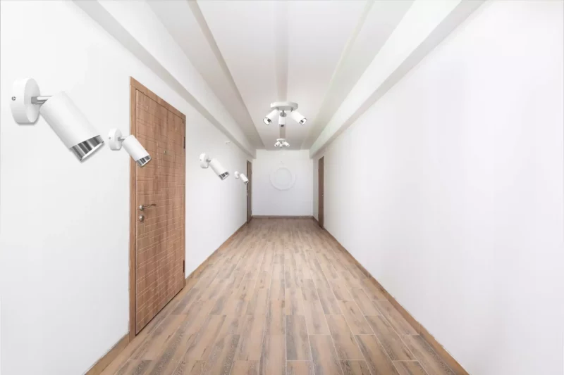 LAMPA SUFITOWA WISZĄCA TUBY METAL GU10 LOFT SPOT BIAŁY SOPEL 1-PKT 2-PKT 3-PKT