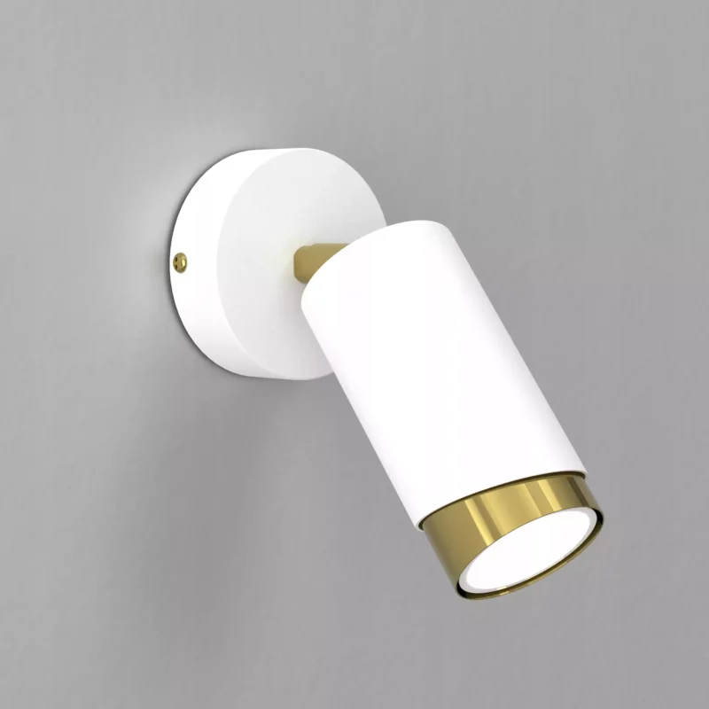 PLAFON KINKIET RUCHOMY LAMPA ŚCIENNA SPOT GU10 LED BEŻ BIAŁY WARANTY