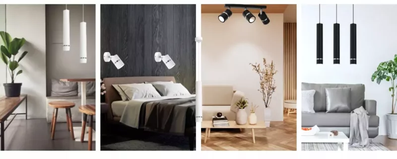 LAMPA SUFITOWA WISZĄCA SOPEL TUBA NAD STÓŁ LOFT BIAŁY CZARNY WARIANTY 3-PKT 4-PKT