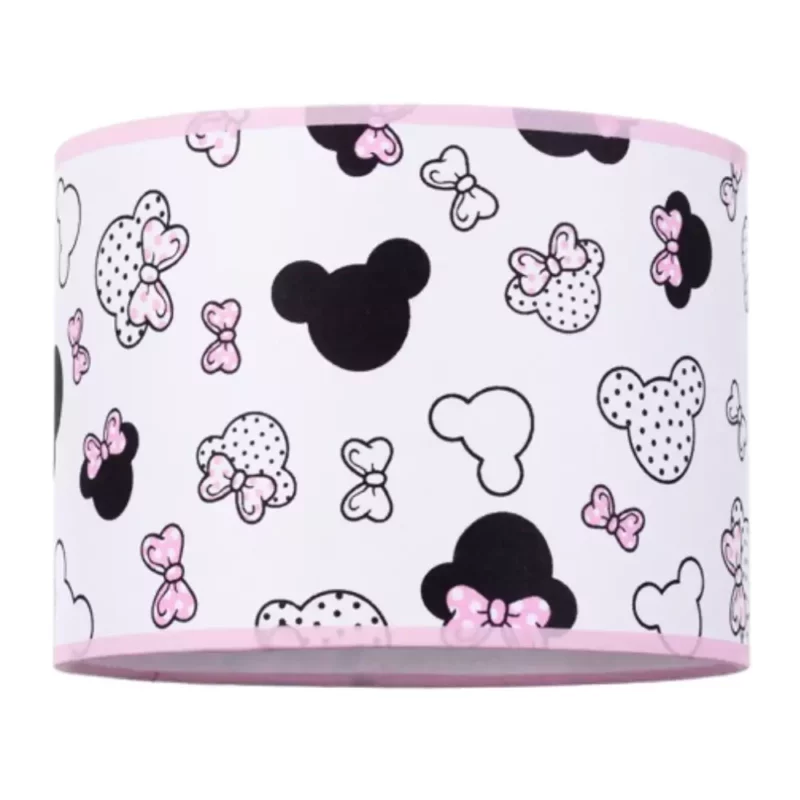 ABAŻUR WALEC DO LAMPY DZIECIĘCEJ MYSZKA MINNIE 20CM / 30CM